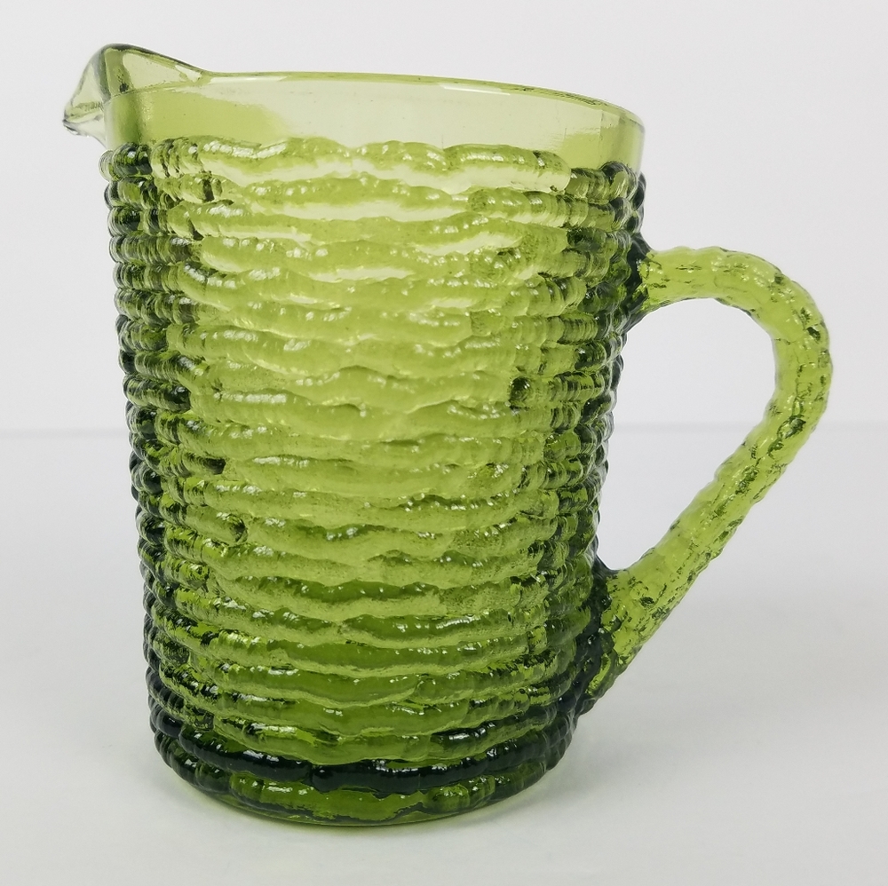 Anchor Hocking Soreno Avocado Green 8 oz. Creamer